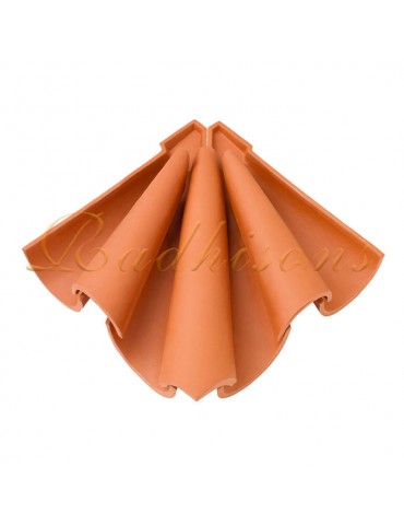 Coin d'égout en finition arabe (05 pcs) JUNIOR argile ROUGE NATURELLE