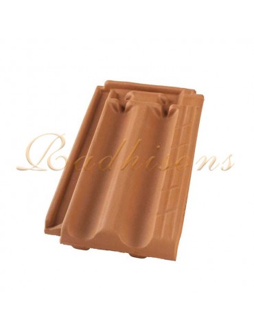 Tuile Marseillaise argile JUNIOR (27,5x16) cm (1°choix) NATURELLE